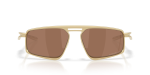 แว่นกันแดด Oakley Bushwick OO6031-06 Satin Light Gold Prizm Tungsten Polarized Oakley OO6031-06 603106 ด้านหน้า