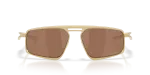 แว่นกันแดด Oakley Bushwick OO6031-06 Satin Light Gold Prizm Tungsten Polarized Oakley OO6031-06 603106 ด้านหน้า