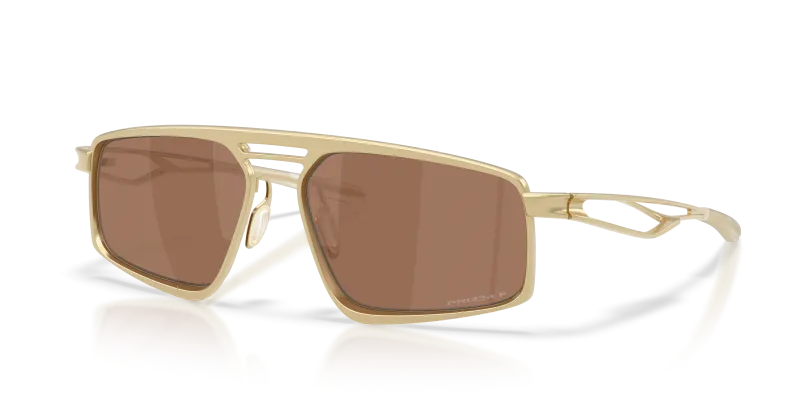 แว่นกันแดด Oakley Bushwick OO6031-06 Satin Light Gold Prizm Tungsten Polarized Oakley OO6031-06 603106 แว่นกันแดด Satin Light Gold Prizm Tungsten Polarized ทุกเพศ