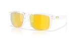 แว่นกันแดด Oakley Holbrook OO9102-AD Clear Prizm 24K Polarized แว่นกันแดด Oakley OO9102-AD มุมเฉียง สีใส สำหรับผู้ชาย