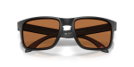 แว่นกันแดด Oakley Holbrook OO9102-AM Matte Black Prizm Bronze Polarized แว่นกันแดด Oakley OO9102-AM close-up ด้านหน้า