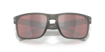 แว่นกันแดด Oakley Holbrook OO9102-AR Matte Grey Smoke Prizm Snow Black Iridium แว่นกันแดด Oakley OO9102-AR close-up ด้านหน้า