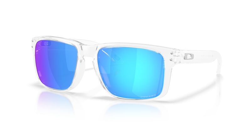 แว่นกันแดด Oakley Holbrook OO9102-AS Clear Prizm Sapphire แว่นกันแดด Oakley OO9102-AS มุมเฉียง สีใส สำหรับผู้ชาย