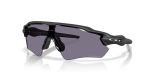 แว่นกันแดด Oakley Radar EV Path OO9208-G6 Matte Black Prizm Grey แว่นกันแดด Oakley OO9208-G6 มุมเฉียง สีดำด้าน สำหรับผู้ชาย