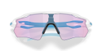 แว่นกันแดด Oakley Radar EV Path OO9208-G8 Matte White Prizm Transitions Cobalt แว่นกันแดด Oakley OO9208-G8 close-up ด้านหน้า
