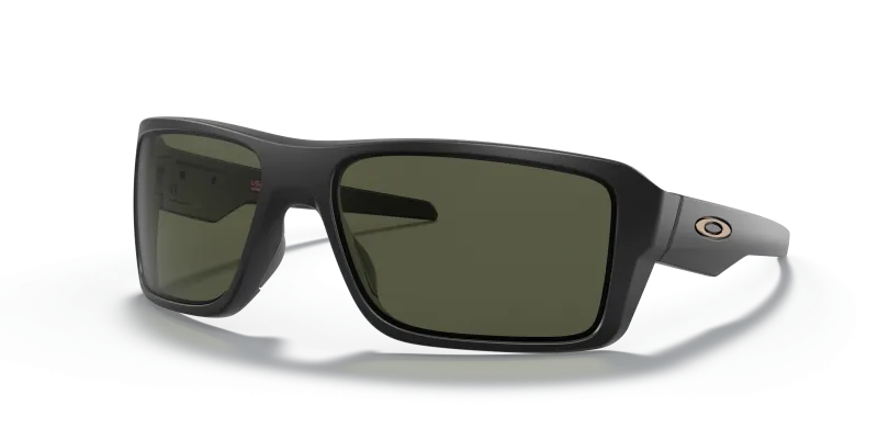 แว่นกันแดด Oakley Double Edge OO9380-01 Matte Black Dark Grey Oakley OO9380-01 938001 แว่นกันแดดทรงสี่เหลี่ยม XXL สีดำด้าน สำหรับผู้ชาย