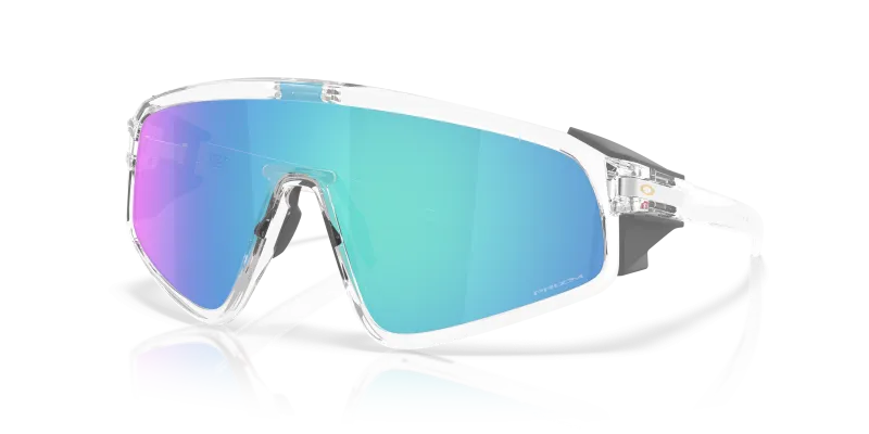 แว่นกันแดด Oakley Latch Panel OO9404-18 Clear Prizm Sapphire Oakley OO9404-18 940418 แว่นกันแดดสีใสขัดเงา เลนส์ Prizm Sapphire ทั้งสองเพศ