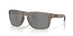 แว่นกันแดด Oakley OO9417-57 มุมเฉียง สีมะฮอกกานีโปร่งใส สำหรับผู้ชาย