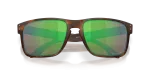 แว่นกันแดด Oakley Holbrook XL OO9417-58 Matte Tortoise Prizm Shallow Water Polarized แว่นกันแดด Oakley OO9417-58 close-up ด้านหน้า
