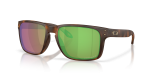 แว่นกันแดด Oakley Holbrook XL OO9417-58 Matte Tortoise Prizm Shallow Water Polarized แว่นกันแดด Oakley OO9417-58 มุมเฉียง สีลายเต่าด้าน สำหรับผู้ชาย