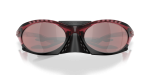 แว่นกันแดด Oakley Plantaris OO9437-16 Transparent Iron Red Prizm Snow Black Iridium แว่นกันแดด Oakley OO9437-16 close-up ด้านหน้า