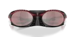 แว่นกันแดด Oakley Plantaris OO9437-16 Transparent Iron Red Prizm Snow Black Iridium แว่นกันแดด Oakley OO9437-16 close-up ด้านหน้า