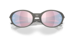 แว่นกันแดด Oakley Eyejacket Redux OO9438-41 Matte Grey Smoke Prizm Snow Sapphire แว่นกันแดด Oakley OO9438-41 close-up ด้านหน้า