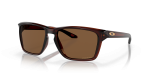Oakley OO9448-02 944802 แว่นกันแดดทรงสี่เหลี่ยม สีน้ำตาลขัดเงา Prizm Bronze สำหรับผู้ชาย