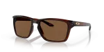 แว่นกันแดด Oakley Sylas OO9448-02 Polished Rootbeer Prizm Bronze Oakley OO9448-02 944802 แว่นกันแดดทรงสี่เหลี่ยม สีน้ำตาลขัดเงา Prizm Bronze สำหรับผู้ชาย