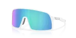 แว่นกันแดด Oakley Sutro S OO9462-15 Matte White Prizm Sapphire แว่นกันแดด Oakley OO9462-15 มุมเฉียง สีขาวด้าน สำหรับผู้ชาย