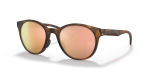 Oakley Spindrift OO9474-01 947401 แว่นกันแดดทรงกลมลายกระสีน้ำตาลด้าน สำหรับผู้หญิง