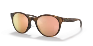 Oakley Spindrift OO9474-01 947401 แว่นกันแดดทรงกลมลายกระสีน้ำตาลด้าน สำหรับผู้หญิง