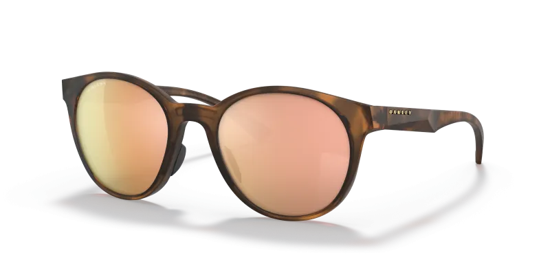 Oakley Spindrift OO9474-01 947401 แว่นกันแดดทรงกลมลายกระสีน้ำตาลด้าน สำหรับผู้หญิง