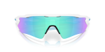 แว่นกันแดด Oakley Radar EV S Path OO9510-01 Polished White Prizm Sapphire Oakley OO9510-01 951001 close-up ด้านหน้า