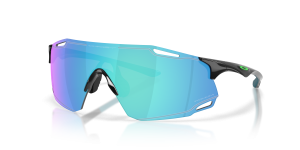 Oakley OO9513D 951302 แว่นกันแดดสีดำขัดเงา เลนส์ Prizm Sapphire ยูนิเซ็กซ์