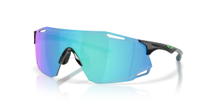 Oakley OO9513D 951302 แว่นกันแดดสีดำขัดเงา เลนส์ Prizm Sapphire ยูนิเซ็กซ์