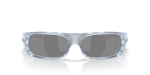 แว่นกันแดด Oakley Highland OO9522-08 Silver Mirror Effect Prizm Black แว่นกันแดด Oakley OO9522-08 ด้านหน้า