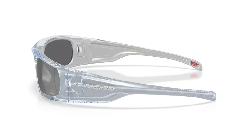 แว่นกันแดด Oakley OO9522-08 มุมข้าง ขาแว่นสีเอฟเฟกต์กระจกเงิน
