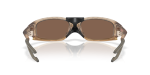 แว่นกันแดด Oakley Plantaris SQ OO9529-07 Matte Sepia Prizm 24K Polarized Oakley OO9529 952907 ขาแว่นด้านใน