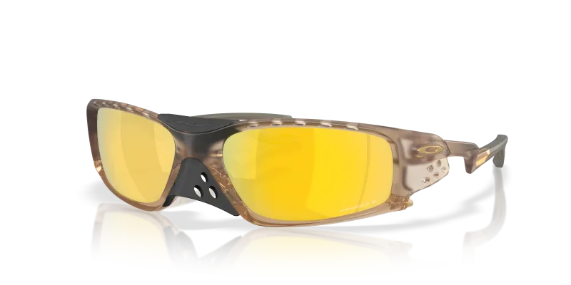 แว่นกันแดด Oakley Plantaris SQ OO9529-07 Matte Sepia Prizm 24K Polarized Oakley OO9529 952907 แว่นกันแดดสีเบจด้าน เลนส์ Prizm 24K Polarized ยูนิเซ็กซ์
