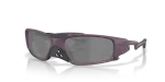 แว่นกันแดด Oakley OO9529-09 มุมเฉียง สีมะเขือม่วงเนื้อแมท สำหรับทุกเพศ