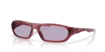 แว่นกันแดด Oakley OO9530-10 มุมเฉียง สีแดงเหล็กโปร่งใส สำหรับทุกเพศ