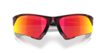 แว่นกันแดด Oakley Suture Jacket OO9532-12 Transparent Iron Red Prizm Ruby แว่นกันแดด Oakley OO9532-12 close-up ด้านหน้า