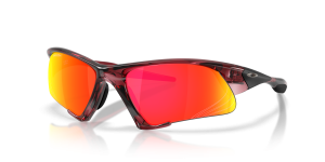 แว่นกันแดด Oakley OO9532-12 มุมเฉียง สีแดงเหล็กโปร่งใส สำหรับทุกเพศ