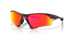 แว่นกันแดด Oakley OO9532-12 มุมเฉียง สีแดงเหล็กโปร่งใส สำหรับทุกเพศ