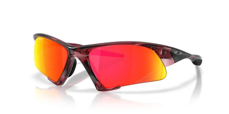 แว่นกันแดด Oakley OO9532-12 มุมเฉียง สีแดงเหล็กโปร่งใส สำหรับทุกเพศ