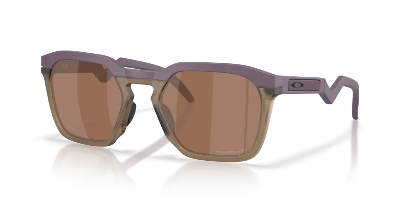 แว่นกันแดด Oakley HSTN SQ OO9533-11 Matte Aubergine Prizm Tungsten Polarized แว่นกันแดด Oakley OO9533-11 มุมเฉียง สีมะเขือม่วงเนื้อแมท สำหรับทุกเพศ