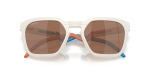 แว่นกันแดด Oakley HSTN SQ OO9533-12 Matte Mist Prizm Tungsten แว่นกันแดด Oakley OO9533-12 close-up ด้านหน้า