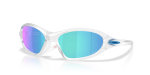 แว่นกันแดด Oakley Portal Jacket OO9536-07 Matte Clear Prizm Sapphire แว่นกันแดด Oakley OO9536-07 มุมเฉียง สีใสด้าน สำหรับทุกเพศ