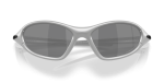 แว่นกันแดด Oakley Portal Jacket OO9536-10 เงิน X Prizm Black Polarized แว่นกันแดด Oakley OO9536-10 close-up ด้านหน้า