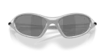 แว่นกันแดด Oakley Portal Jacket OO9536-10 เงิน X Prizm Black Polarized แว่นกันแดด Oakley OO9536-10 close-up ด้านหน้า