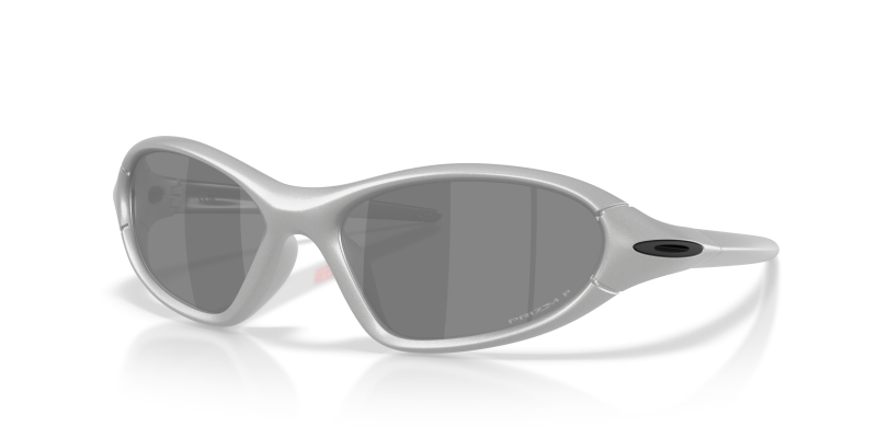 แว่นกันแดด Oakley Portal Jacket OO9536-10 เงิน X Prizm Black Polarized แว่นกันแดด Oakley OO9536-10 มุมเฉียง สีเงิน X สำหรับทุกเพศ