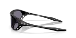 แว่นกันแดด Oakley Cage Jacket OO9537-01 Matte Black Prizm Grey แว่นกันแดด Oakley OO9537-01 มุมข้าง ขาแว่นสีดำด้าน
