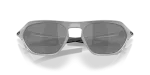 แว่นกันแดด Oakley Cage Jacket OO9537-09 เงิน X Prizm Black Polarized แว่นกันแดด Oakley OO9537-09 close-up ด้านหน้า