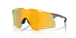 แว่นกันแดด Oakley Cybr Lightning OO9538D-03 เทา Prizm 24K แว่นกันแดด Oakley OO9538D-03 มุมเฉียง สีเทา สำหรับทุกเพศ