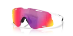 แว่นกันแดด Oakley Cybr Lightning OO9538D-04 ขาว Prizm Road แว่นกันแดด Oakley OO9538D-04 มุมเฉียง สีขาว สำหรับทุกเพศ
