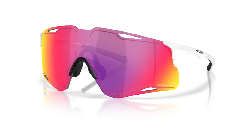 แว่นกันแดด Oakley Cybr Lightning OO9538D-04 ขาว Prizm Road แว่นกันแดด Oakley OO9538D-04 มุมเฉียง สีขาว สำหรับทุกเพศ