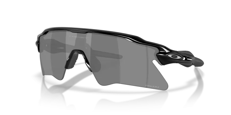 แว่นกันแดด Oakley Radar EV Heater OO9541-01 ดำขัดเงา Prizm Black แว่นกันแดด Oakley OO9541-01 มุมเฉียง สีดำขัดเงา สำหรับทุกเพศ