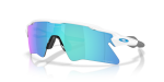 แว่นกันแดด Oakley Radar EV Heater OO9541-04 Polished White Prizm Sapphire แว่นกันแดด Oakley OO9541-04 มุมเฉียง สี Polished White สำหรับทุกเพศ