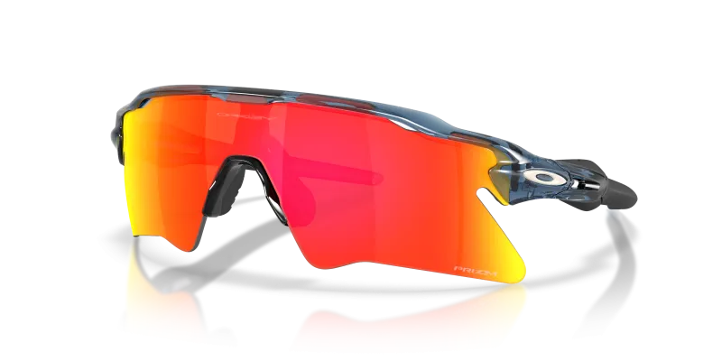 แว่นกันแดด Oakley Radar EV Heater OO9541-07 สีห้วงเหวโปร่งใส Prizm Ruby แว่นกันแดด Oakley OO9541-07 มุมเฉียง สีห้วงเหวโปร่งใส สำหรับทุกเพศ